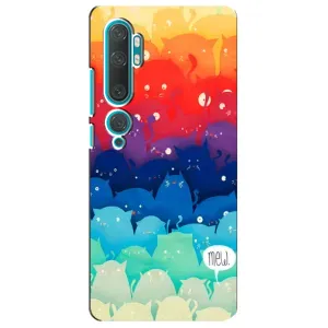 Силіконовий чохол з котиком для Xiaomi Mi 10 (Mew)