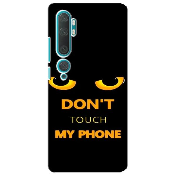 Чехол с рисунком «Не трогай мой телефон» для Xiaomi Mi 10 Чехол с рисунком «Не трогай мой телефон» для Xiaomi Mi 10