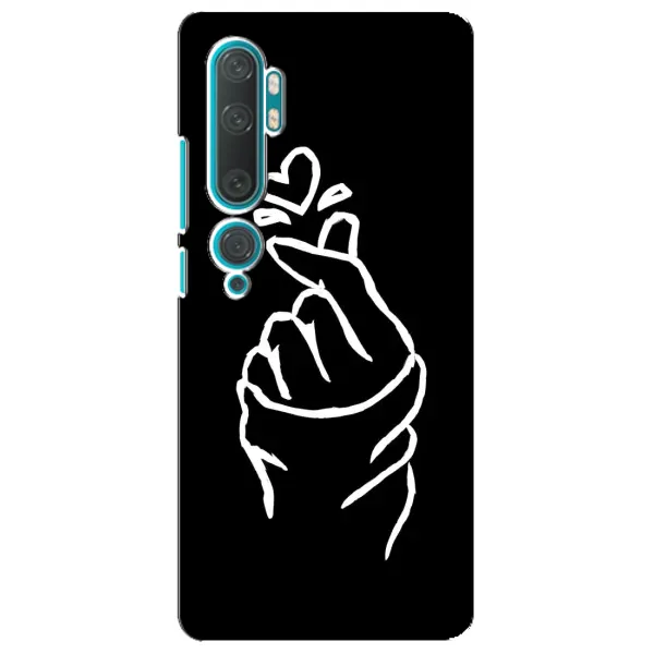 Чохол з малюнком «Сердечко на чорному» для Xiaomi Mi 10
