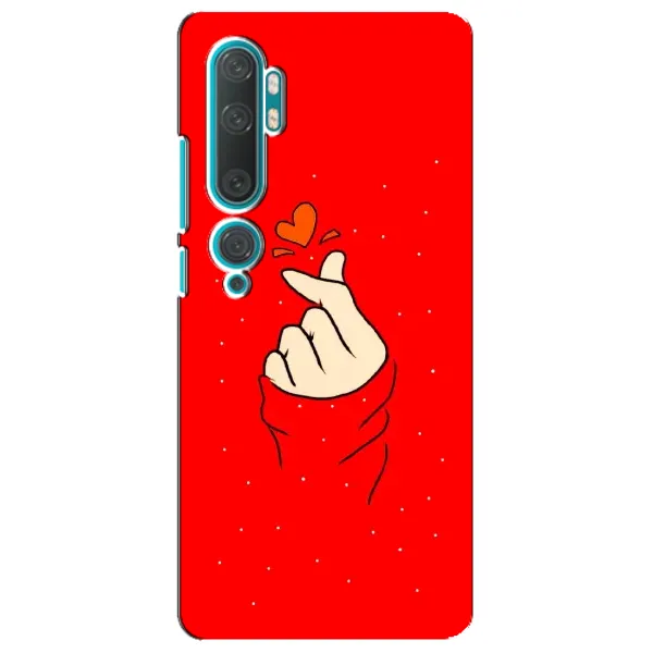 Чохол з малюнком «Сердечко на червоному» для Xiaomi Mi 10
