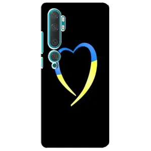 Силиконовый Чехол на Xiaomi Mi 10 (Я-Украина) (Украинское сердце)