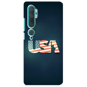 Чехол Флаг USA для Xiaomi Mi 10 (USA)
