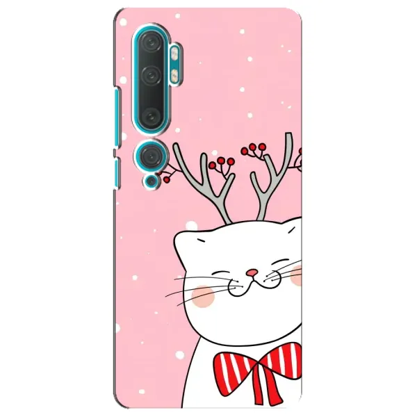 Чехол с рисунком «Зимний кот» для Xiaomi Mi 10 Чехол с рисунком «Зимний кот» для Xiaomi Mi 10