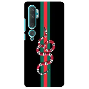 Чехлы Бренд GUCCI для Xiaomi Mi 10 (Змей Гуччи)
