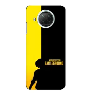 Чохол (TPU) з картинкою "Лого Пабг" на Сяомі Мі 10i (Battlegrounds)