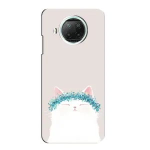 Чехол на тематику: Коты для Xiaomi Mi 10i (Белый котик)