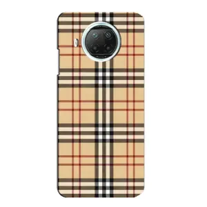 Чехол с рисунком «Burberry стиль» для Xiaomi Mi 10i