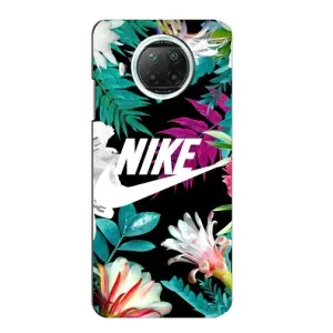 Силіконовый Чохол на Xiaomi Mi 10i з картинкою НАЙК (Квітковий Nike)