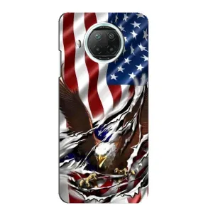Чехол Флаг USA для Xiaomi Mi 10i (Флаг USA)