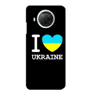 Чехол с Украинской символикой на Сяоми Ми 10i (I Love Ukraine)