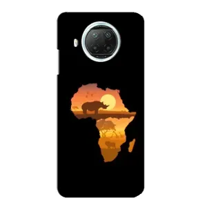 Летний Чехол на Xiaomi Mi 10i (Карта)