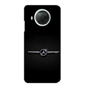 Силиконовый бампер с картинкой машины на Xiaomi Mi 10i (Mercedes)