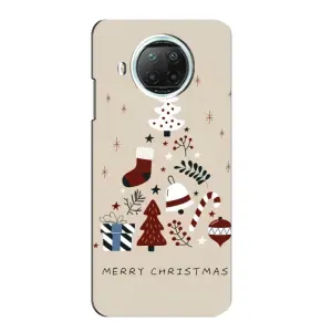Чехол Санта Клаус для Xiaomi Mi 10i (Merry Christmas)