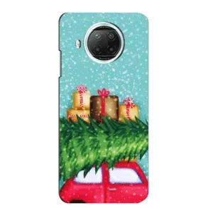 Чехол Новогодняя Елка на Xiaomi Mi 10i (Новогодние подарки)