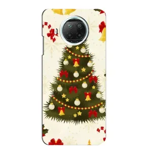 Чехол Новогодняя Елка на Xiaomi Mi 10i (Новогодний принт)