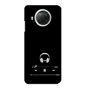 Чохол з картинками на чорному фоні для Xiaomi Mi 10i (Плеєр)