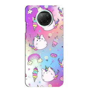 Чехол Unicorn на Xiaomi Mi 10i (Радуга и Единорог)