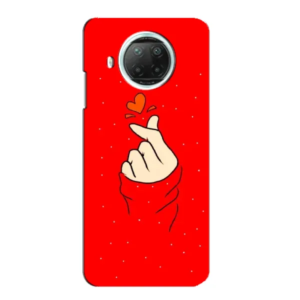 Чехол с рисунком «Сердце на красном» для Xiaomi Mi 10i Чехол с рисунком «Сердце на красном» для Xiaomi Mi 10i