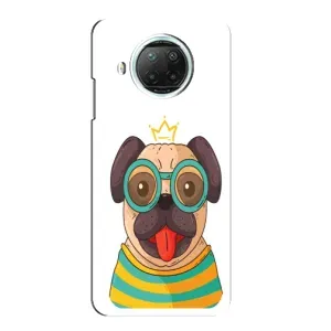 Бампер для Xiaomi Mi 10i с картинкой "Песики" (Собака Король)