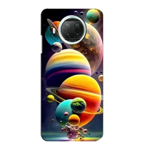 Чохол (ТПУ) з планетами на Xiaomi Mi 10i (Сонячна система)