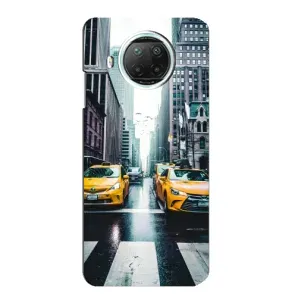 Силиконовый бампер (Работники) на Xiaomi Mi 10i (Такси)