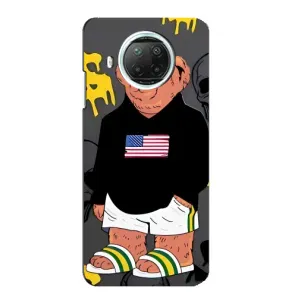 Чехлы Мишка Тедди для Сяоми Ми 10i (Teddy USA)