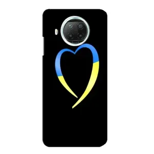 Силиконовый Чехол на Xiaomi Mi 10i (Я-Украина) (Украинское сердце)