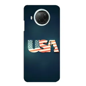 Чехол Флаг USA для Xiaomi Mi 10i (USA)