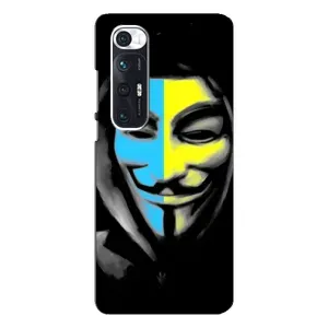 Чехол с Украинской символикой на Сяоми Ми 10с (Анонимус патриот)