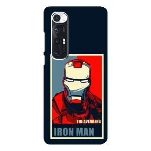 Чехол Супергерой Железный человек на Xiaomi Mi 10s (Art Iron man)
