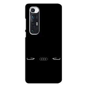 Силіконовий бампер з картинкою машини на Xiaomi Mi 10s (Сілует Audi)