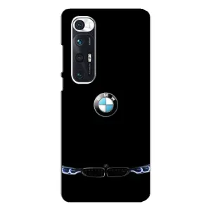 Силіконовий бампер з картинкою машини на Xiaomi Mi 10s (Чорний BMW)