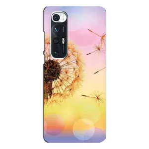 Силиконовый Чехол с одуванчиками на Xiaomi Mi 10s (Цветок-одуванчик)