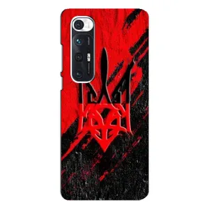 Чохли УПА (Червоно-Чорний) на Xiaomi Mi 10s (Герб в кольорах УПА)