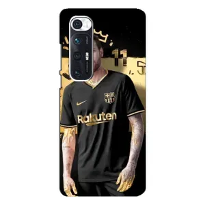 Силиконовый Чехол Xiaomi Mi 10s (Gold Neymar)