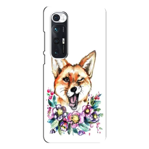 Чехол с рисунком «Хитрая лиса» для Xiaomi Mi 10s Чехол с рисунком «Хитрая лиса» для Xiaomi Mi 10s