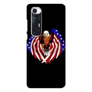 Чохол Прапор USA для Xiaomi Mi 10s (Крила США)
