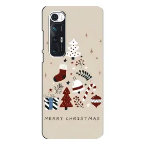 Чехол Санта Клаус для Xiaomi Mi 10s (Merry Christmas)