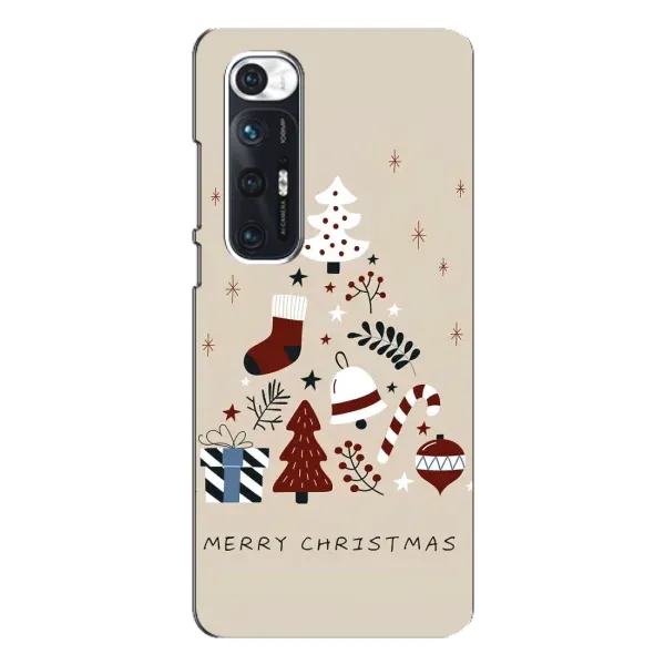 Чехол с рисунком «Merry Christmas» для Xiaomi Mi 10s Чехол с рисунком «Merry Christmas» для Xiaomi Mi 10s