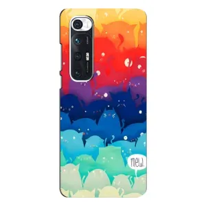 Силіконовий чохол з котиком для Xiaomi Mi 10s (Mew)
