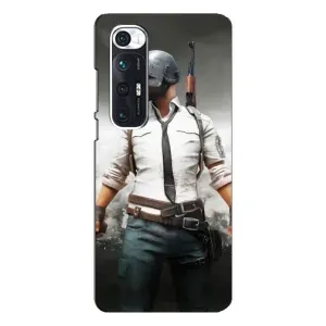 Силиконовый чехол с картинкой "Герой Pubg" на Xiaomi Mi 10s