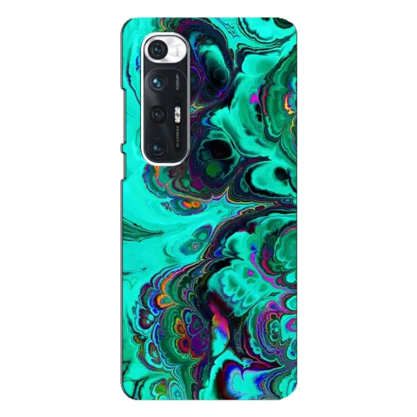 Чехол с рисунком «Салатный мрамор» для Xiaomi Mi 10s Чехол с рисунком «Салатный мрамор» для Xiaomi Mi 10s