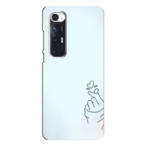Чохол (Знак сердечка) для Xiaomi Mi 10s (Сердечко на блакитному)