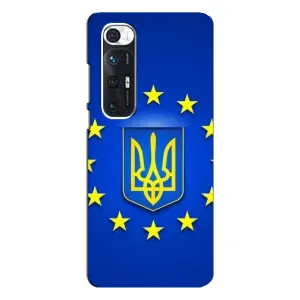 Чехол с Украинской символикой на Сяоми Ми 10с (Украина это Европа)