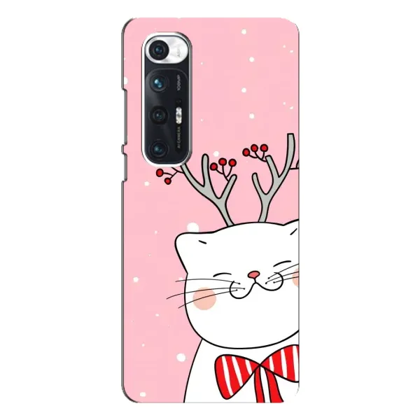 Чехол с рисунком «Зимний кот» для Xiaomi Mi 10s Чехол с рисунком «Зимний кот» для Xiaomi Mi 10s