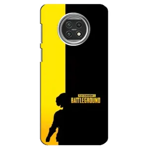 Чохол (TPU) з картинкою "Лого Пабг" на Сяомі Мі 10т Лайт (Battlegrounds)