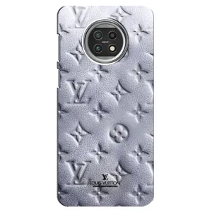 Текстурный Чехол Louis Vuitton для Сяоми Ми 10т Лайт (Белый ЛВ)