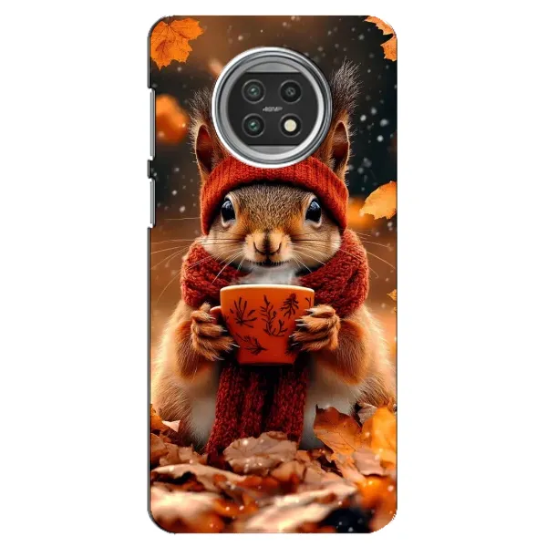 Чехол с рисунком «Белка с кофе» для Xiaomi Mi 10t Lite Чехол с рисунком «Белка с кофе» для Xiaomi Mi 10t Lite
