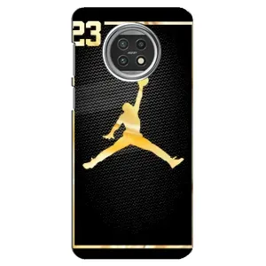 Силиконовый Чехол Nike Air Jordan на Сяоми Ми 10т Лайт (Джордан 23)