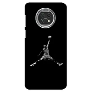 Силиконовый Чехол Nike Air Jordan на Сяоми Ми 10т Лайт (Джордан)
